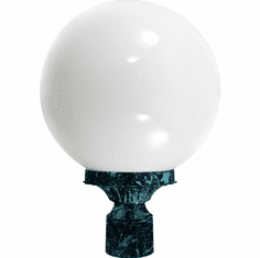 Dabmar GM240-VG Verde Green Exterior Powder Coated Cast Aluminum Lamp Post Light Fixture