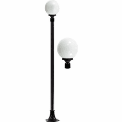 Dabmar GM2401-LED-B Emily Modern Black LED Exterior Post Lighting
