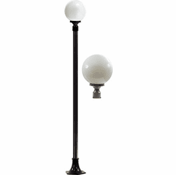 Dabmar GM2401-LED-BZ Emily Contemporary Bronze LED Outdoor Post Lamp