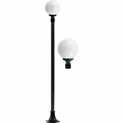 Dabmar GM2401-VG Emily Modern Verde Green Exterior Lighting Post Light