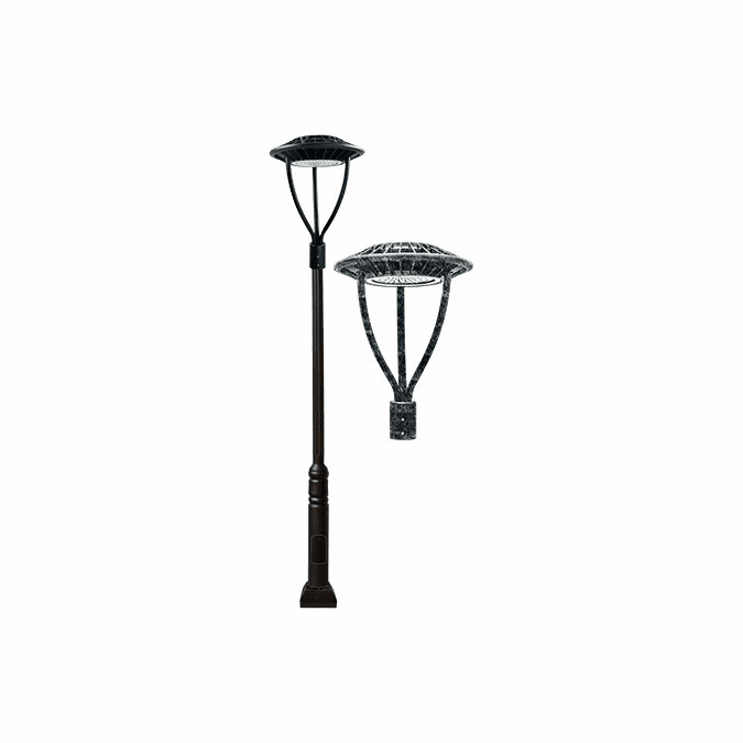Dabmar GM5750LED80VG Large Post Modern Verde Green LED Outdoor Lamp