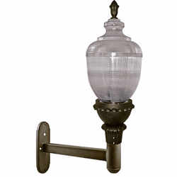 Dabmar GM690-LED120-BZ Clear Acorn Modern Bronze LED Outdoor Wall Mounted Lamp