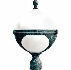 Dabmar GM972-VG Verde Green Outdoor Powder Coated Cast Aluminum Post Light Fixture