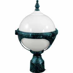 Dabmar GM982-VG Verde Green Exterior Powder Coated Cast Aluminum Lighting Wall Sconce
