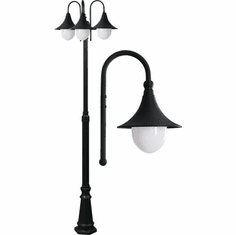 Dabmar GM9903-LED-B Marquee Modern Black LED Exterior Post Light
