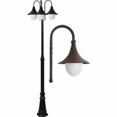 Dabmar GM9903-LED-BZ Marquee Contemporary Bronze LED Outdoor Lighting Post Light