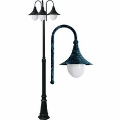 Dabmar GM9903-VG Marquee Modern Verde Green Exterior Lamp Post Light Fixture