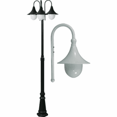 Dabmar GM9903-W Marquee Contemporary White Outdoor Post Light Fixture