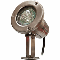 Dabmar LV10-SS304 Contemporary Stainless Steel Halogen Low Voltage Outdoor Landscape Spot Lighting