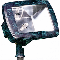 Dabmar LV105-LED-VG Contemporary Verde Green LED Low Voltage Outdoor Landscape Lighting Fixture Mini Flood Light