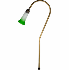 Dabmar LV114-EVERGREEN-ABS Contemporary Antique Brass Halogen Low Voltage Outdoor Pathway Landscape Lighting