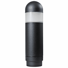 Dabmar LV208-LED-B Mini Bollard Modern Black LED Low Voltage Exterior Pathway Landscape Light