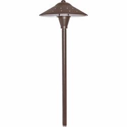 Dabmar LV214-23-BZ Cast Aluminum Path Contemporary Bronze Halogen Low Voltage Outdoor Pathway Lighting