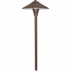 Dabmar LV214-LED-23-BZ Cast Aluminum Path Contemporary Bronze LED Low Voltage Outdoor Pathway Landscape Lighting Design