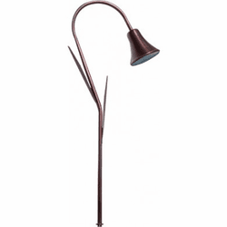 Dabmar LV215L-LED-ABZ Modern Antique Bronze LED Low Voltage Exterior Landscape Light Path Light