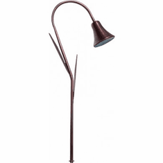 Dabmar LV215L-LED-ABZ Modern Antique Bronze LED Low Voltage Exterior Landscape Light Path Light