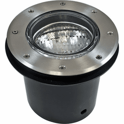 Dabmar LV306-SS304 Well Light Contemporary Stainless Steel Halogen Low Voltage Outdoor Well Lamping