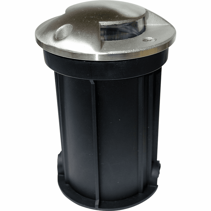 Dabmar LV320-SS316 Contemporary Stainless Steel Halogen Low Voltage Exterior In-Ground Well Lighting with PVC Sleeve
