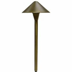 Dabmar LV36-LED-WBS Contemporary Weathered Brass LED Low Voltage Outdoor Landscape Lighting Design Path Light