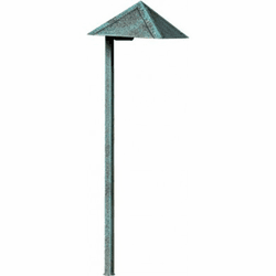 Dabmar LV45-LED-AG Modern Acid Green LED Low Voltage Exterior Landscape Lighting Fixture Path Light