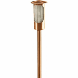 Dabmar LV63-LED-CP Contemporary Copper LED Low Voltage Outdoor Landscaping Light Path Light