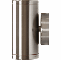 Dabmar LV65-SS Contemporary Stainless Steel Halogen Exterior Surface Mount Wall Lighting