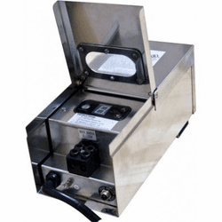 Dabmar LVT300-SUB-SS Modern Stainless Steel Exterior Magnetic 300W Transformer for Submersible Low Voltage Underwater Light Fixtures