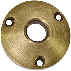 Dabmar P-MB-5-ABS Antique Brass Female Surface Mounting Bracket