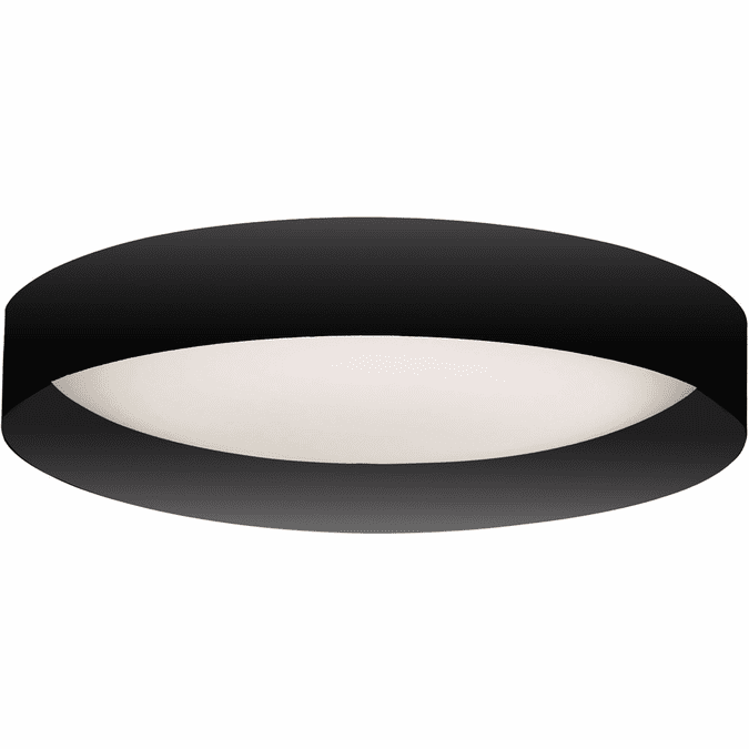 Dainolite CMN-1522LEDFH-MB Carmen Modern Matte Black LED Ceiling Light ...