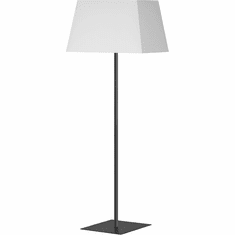 Dainolite GTC-S631F-MB-WH Gretchen Contemporary Matte Black Floor Lamp