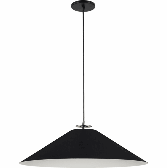 Dainolite PDC-241P-AGB-MB Prudence Contemporary Black / Aged Brass Lighting Pendant