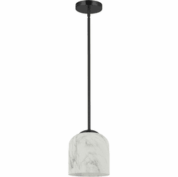 Dainolite PRC-71P-MB Patrice Modern Matte Black Mini Pendant Lamp
