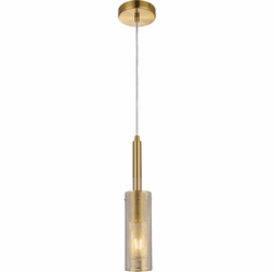 Dainolite PRY-MM-AGB Percy Contemporary Aged Brass Mini Hanging Light
