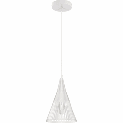Dainolite REB-71P-MW Rebecca Modern Matte White Mini Lighting Pendant