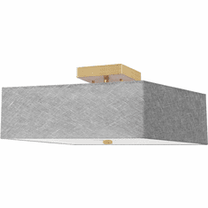 Dainolite SRN-143SF-AGB-GRY Seren Contemporary Grey / Aged Brass Ceiling Light Fixture