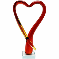 Dale Tiffany AS20217 Opus Heart Contemporary Sculpture
