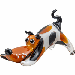 Dale Tiffany AS20347 Zainy Dog Contemporary Sculpture