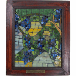 Dale Tiffany M0009SH Snowball Wisteria Tiffany Wall Art