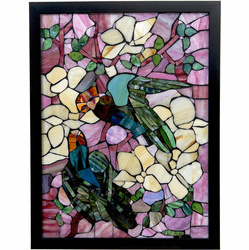 Dale Tiffany M0011L Parrots Tiffany Wall Dcor
