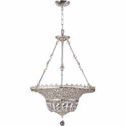 Dale Tiffany SGH12038 Kreigal Contemporary Silver Lighting Pendant