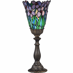 Dale Tiffany STA17006 Meadowbrook Tiffany Antique Bronze Accent Table Lighting