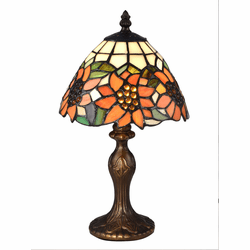 Dale Tiffany STT16087 Discovery Tiffany Antique Bronze Accent Table Top Lamp