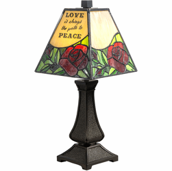 Dale Tiffany TA20258 Inspirational Tiffany Antique Bronze Accent Table Lighting