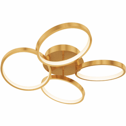 DALS Lighting CCFM-CC-GD Hover Contemporary Gold LED Flush Lighting