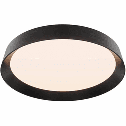 DALS Lighting CFH12-CC-BK Aurora Contemporary Black LED Ceiling Lighting