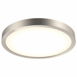 DALS Lighting CFLEDR10-CC-SN Delta Contemporary Satin Nickel LED Flush Mount Lighting