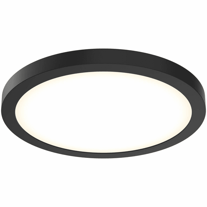 DALS Lighting CFLEDR14-CC-BK Delta Modern Black LED Overhead Lighting