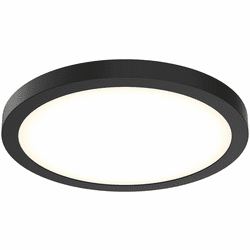 DALS Lighting CFLEDR14-CC-BK Delta Modern Black LED Overhead Lighting