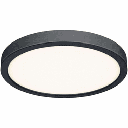 DALS Lighting CFLEDR18-CC-BK Delta Contemporary Black LED Ceiling Lighting