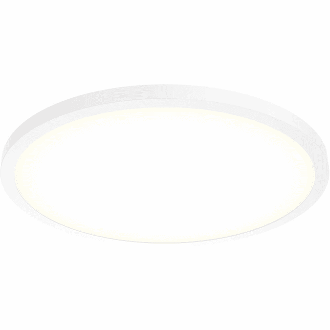 DALS Lighting CFLEDR24-CC-WH Delta Contemporary White LED Ceiling Light Fixture